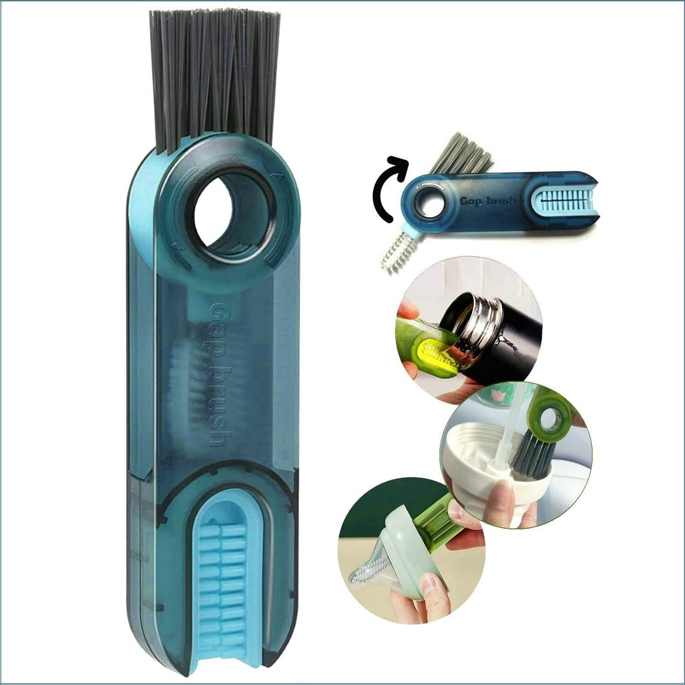 3 In 1 Cup Lid Cleaning Brush Set Multifunctional Bottle Brush Cleaner Tiny Bott