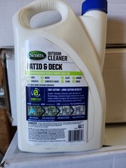 Scotts .5 Gal Concentrate Patio & Deck Cleaner ZERO SCRUB 6 PACK