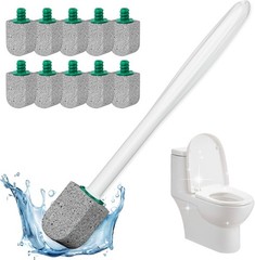 Pumice Stone Toilet Bowl Cleaner, 10 Pack, 11.8Inch Long Handle | Bathroom