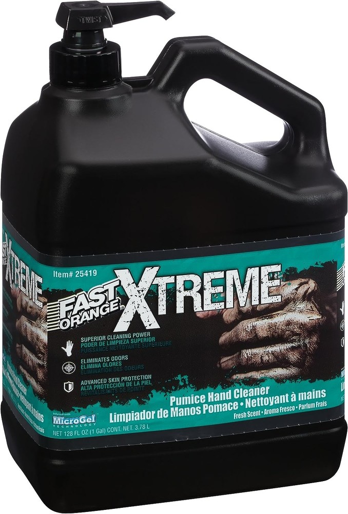 Permatex Fast Orange 25419 Xtreme Fresh Scent Pumice Hand Cleaner