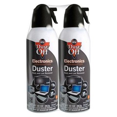 DUST-OFF DSXLP Aerosol Duster, 10 oz Container,PK2 40KJ50