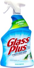 Glass Plus Glass Cleaner, 32 Fl Oz Bottle