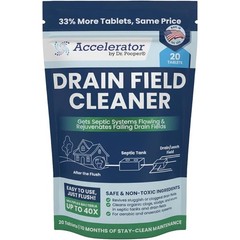 Drain Field Cleaner Tablets by Dr Pooper. Clears Septic Tanks and Drain Field…