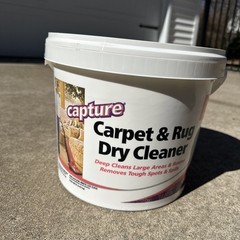 Capture Carpet & Rug Dry Cleaner Powder 8 LB Pail – Pet Safe, Car & Home No Wet