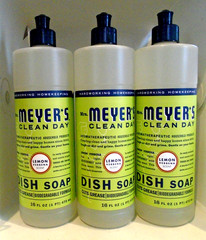 Mrs Meyer’s Clean Day Dish Soap Lemon Verbena Plant Based 16 Fl Oz 3-PACK