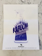 NEW IN BOX ~ KABOOM 20 FL OZ ALL-PURPOSE STAIN REMOVER WITH CHAMOIS & NOZZLE