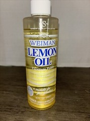 Vintage Weiman Natural Lemon Oil Furniture Polish With Sunscreen 16 oz 95% Full