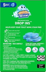 Scrubbing Bubbles Toilet Bowl Tablets, Continuous Clean Toilet Drop in Discs, Ea