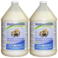 Brady and Rocky’s Pet Urine Eliminator / Odor and Stain Remover / 2 Gallon case