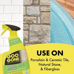 Grout and Tile Cleaner – 28 Ounce – Removes Tough Stains Dirt Caused by Mold Mil