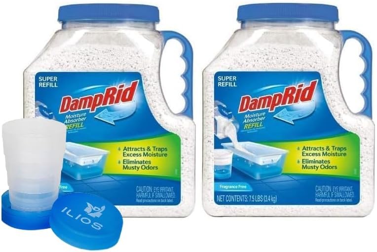DampRid 2 Pack 7.5lb High Capacity Moisture Absorber