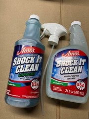 Professor Amos Shock It Clean 32 oz. Concentrate=64x24oz bottles, Frosted Pine