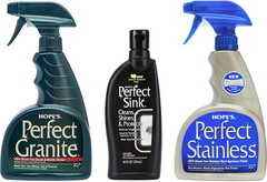 Perfect Stainless, Perfect Granite, and Perfect Sink Cleaner Bundle