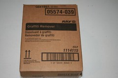1 CASE Kay Ecolab Graffiti Remover 05574-039 (4-16 fl oz bottles & 2 sprayers)