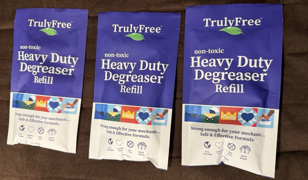 Truly Free Non-toxic Heavy Duty Degreaser Refill – 3 Pack – New