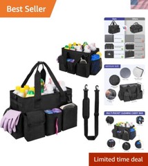 Cleaning Caddy,Cleaning Bag for Housekeepers,Cleaning Supplies Organizer with…