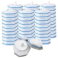 50PCS Cleaner Wand Refills Disposable Toilet Brush Heads For Cleaning Wand
