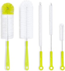 5 Pack Bottle Cleaning Brush Set Long Handle Water Bottle Tube Spout Cleaner