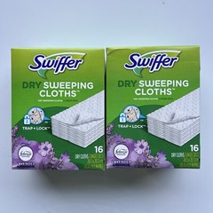 Swiffer Dry Sweeping Cloths Lavender Scent 16 Dry Cloths 2 Pack