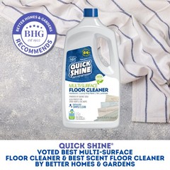 Quick Shine Multi Surface Floor Cleaner 64oz Ready to Use-Streak Free-No Rinse
