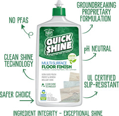 Quick Shine Multi Surface Floor Finish 27Oz, 2Pk | Cleaner & Polish to Use on H