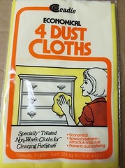 Economical Dust Cloths Pre-Treated Dusting Fabric for Furniture 6 Pack! By Cadie