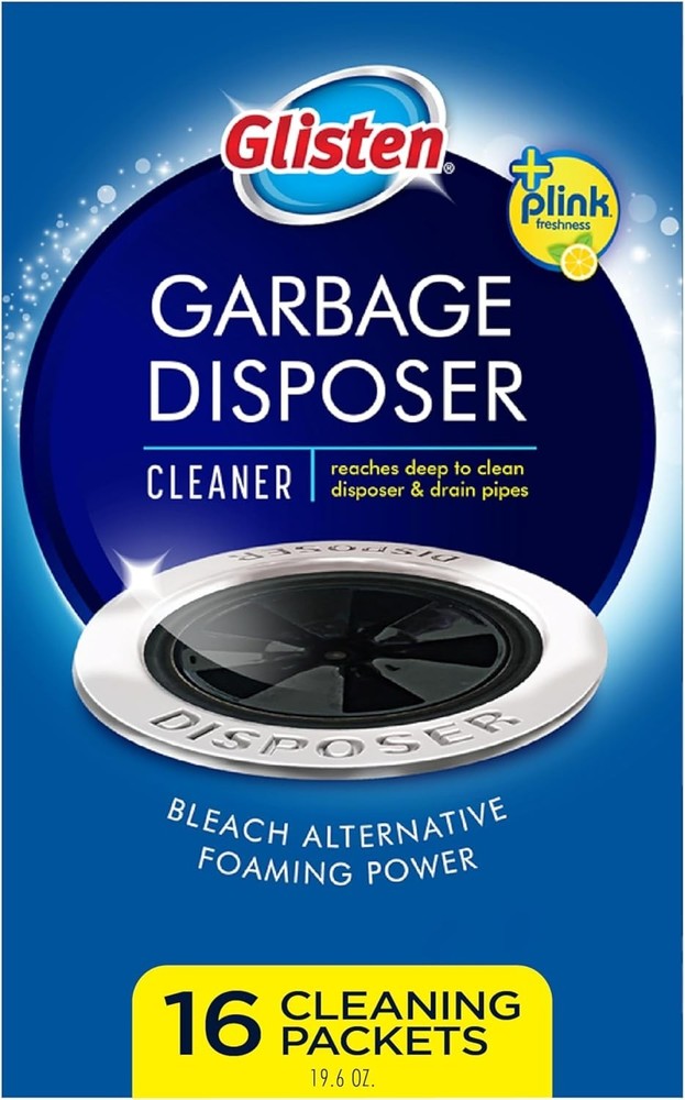 Glisten Garbage Disposer Cleaner and Freshener with Foaming Action, Helps Remove
