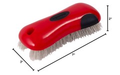 Mothers Stiff Bristle Carpet and Upholstery Cleaning Scrub Brush for Automotive,