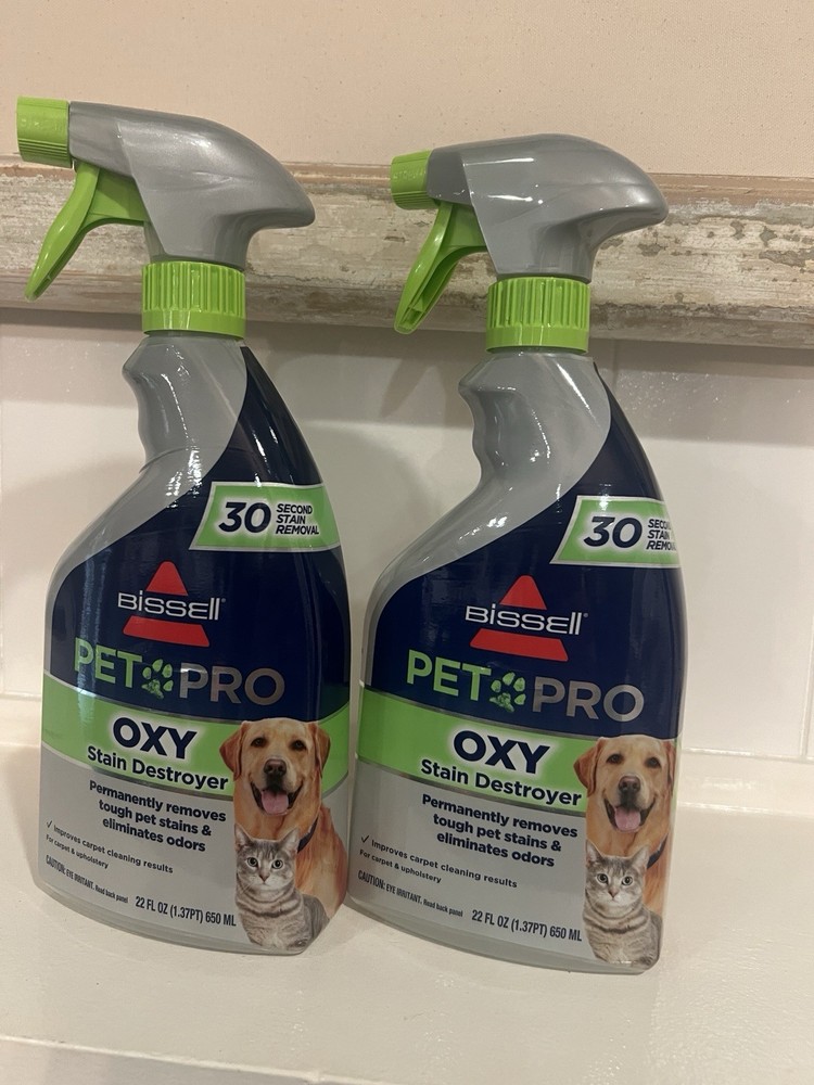(2-Pack) Bissell PET PRO Carpet Rug Upholstery PERMANENT STAIN & ODOR DESTROYER