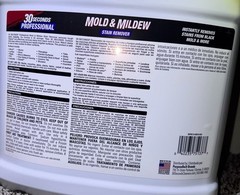 30 Seconds Mold & Mildew Stain Remover Liquid, Outdoor, 2.5 Gal, No Scrub