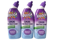 KABOOM Clinging Toilet Bowl Cleaner and Deodorizer 14 Fl. Oz. Each 3 Bottles