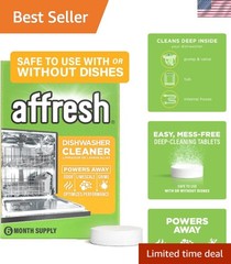 Powerful Dishwasher Cleaner Tablets – 6 Supply for Freshness & Performance