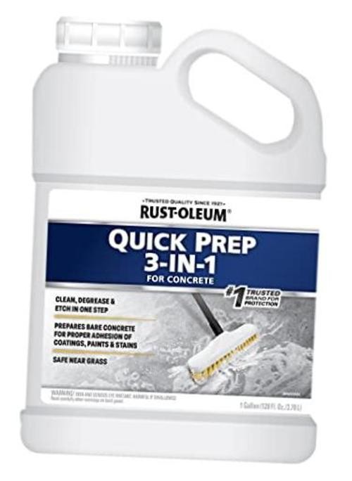 Quick Prep 3-in-1 Cleaner Degreaser and Etch, Gallon 128 Fl Oz (Pack of 1)