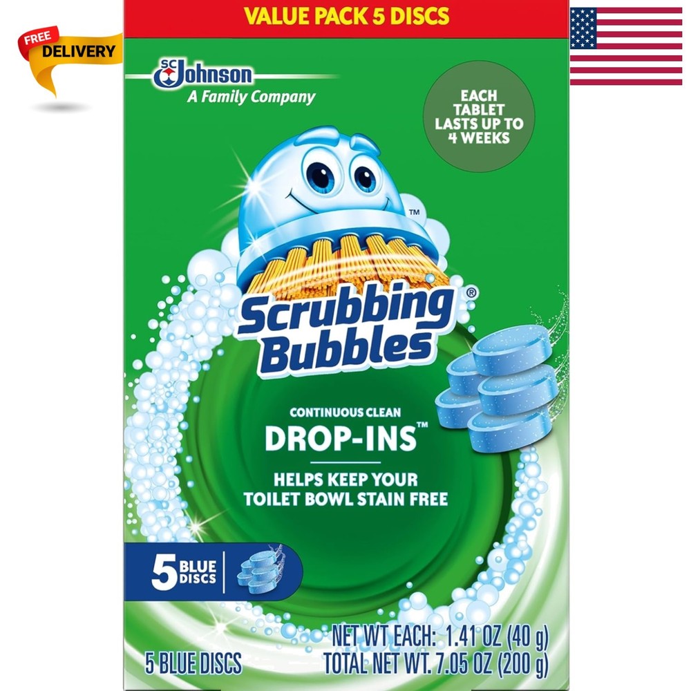 Long-Lasting Toilet Bowl Cleaner Tablets – Automatic Clean for Up to 4 Weeks