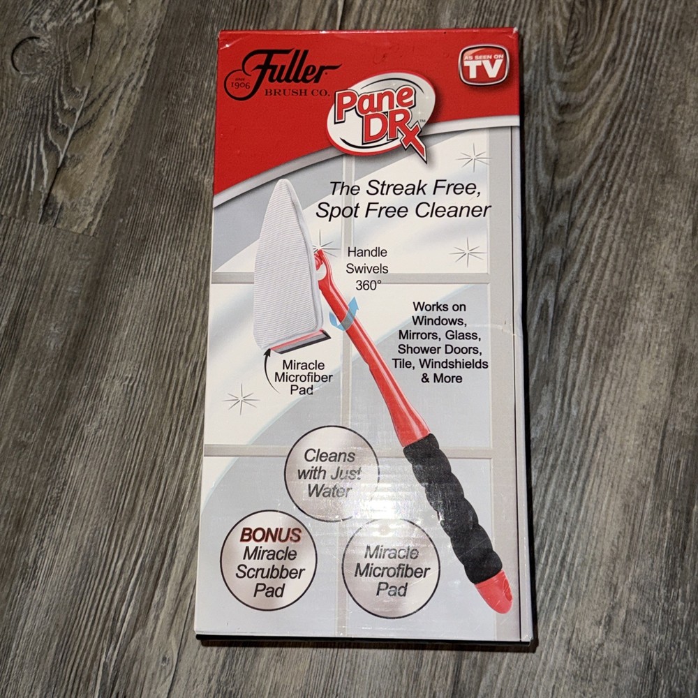 Fuller Pane Dr Brush Windows/Mirrors/Windshield/Shower Streak/Spot Free Cleaner