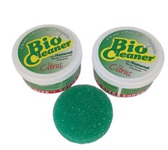 2 Bio Cleaner Super Size 17.5oz All Natural Multi Purpose Cleaner Citrus Sponge