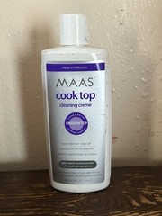 MAAS cook Top Cleaning Crème Smooth Top 8 Fl Oz French Lavender Open But Full