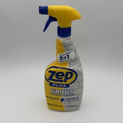 Zep Plus Grout Foaming Cleaner 32oz Spray Bottle Tile Color Safe Grime