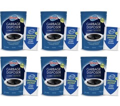 Glisten Garbage Disposer Foaming Cleaner, Lemon Scent, 6-Pack (24 Uses)