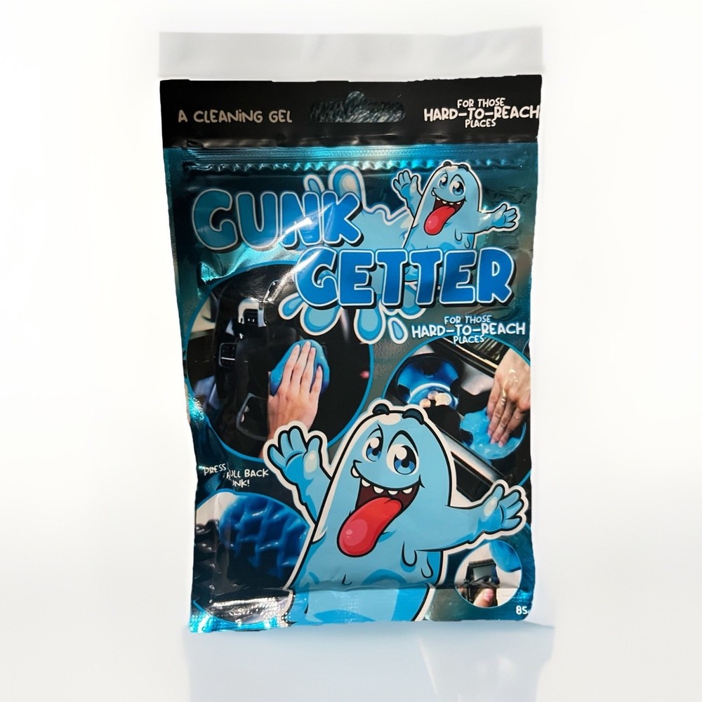 Gunk Getter Cleaning Gel 85g For Hard-to-Reach Places Cartoon Theme