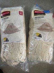 RUBBERMAID Commerical Products #24 Cotton 2pk Refill #2115750