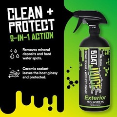 Boat Juice Necessity Boat Cleaner Kit | Exterior Water Spot Remover, Interior…