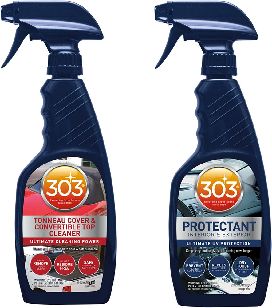 30510 Convertible Vinyl Top Cleaning and Care Kit – Cleans and Protects Vinyl To