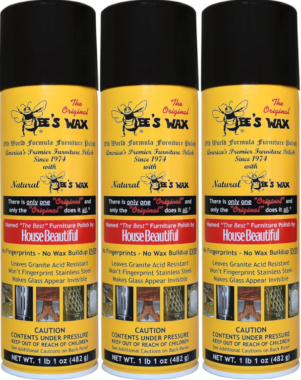3 Pack – NEW The Original Bee’s Wax Old World Formula Furniture Polish