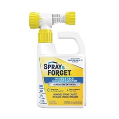 House & Deck Outdoor Cleaner – Hose End Adapter – Stain Remover – 1 Quart