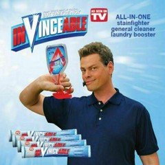 LOT OF 4 Invinceable ALL-IN-ONE Stain Fighter Any Angle Bottle + 16Packs Cleaner