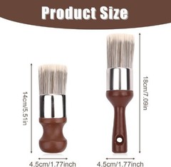 2pcs Leather Furniture Salve Brush, 2 Styles Ergonomic Furnitur Style: Style A