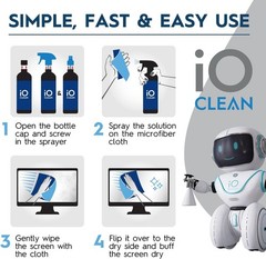 Screen Cleaner Spray (16oz – 473ml) –Best Large Cleaning Kit for LCD LED OLED TV
