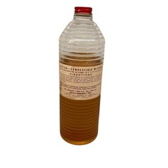 Vintage Glass Jar Advertising OLD ENGLISH LEMON OIL FURNITURE POLISH 2/3 product
