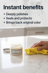 Granite Waterproofing Cleaner Wax – Protects & Waterproofs Light Stone Surfac…
